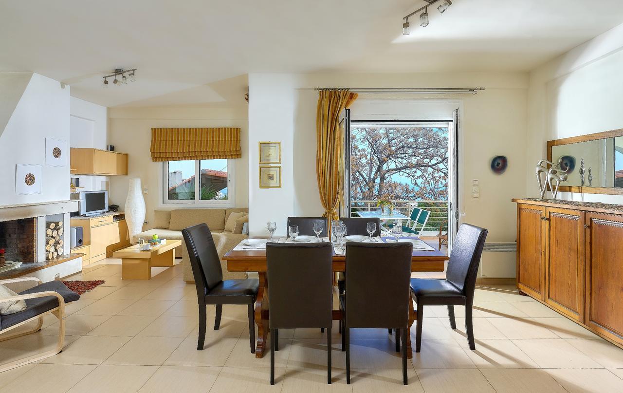 Spacious Villa With Private Eco-Pool And Panoramic Sea View Agia Pelagia  Exterior foto