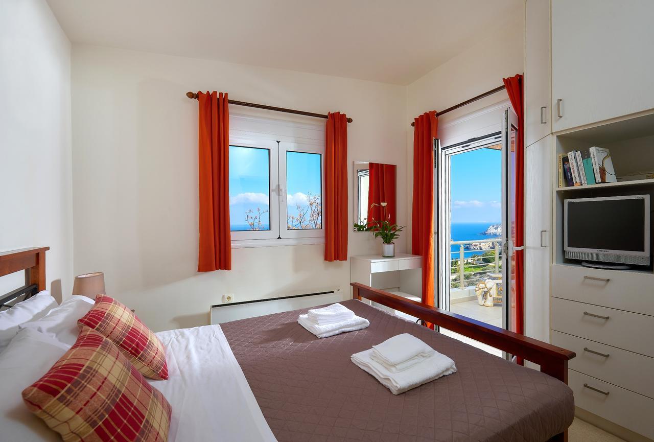 Spacious Villa With Private Eco-Pool And Panoramic Sea View Agia Pelagia  Exterior foto